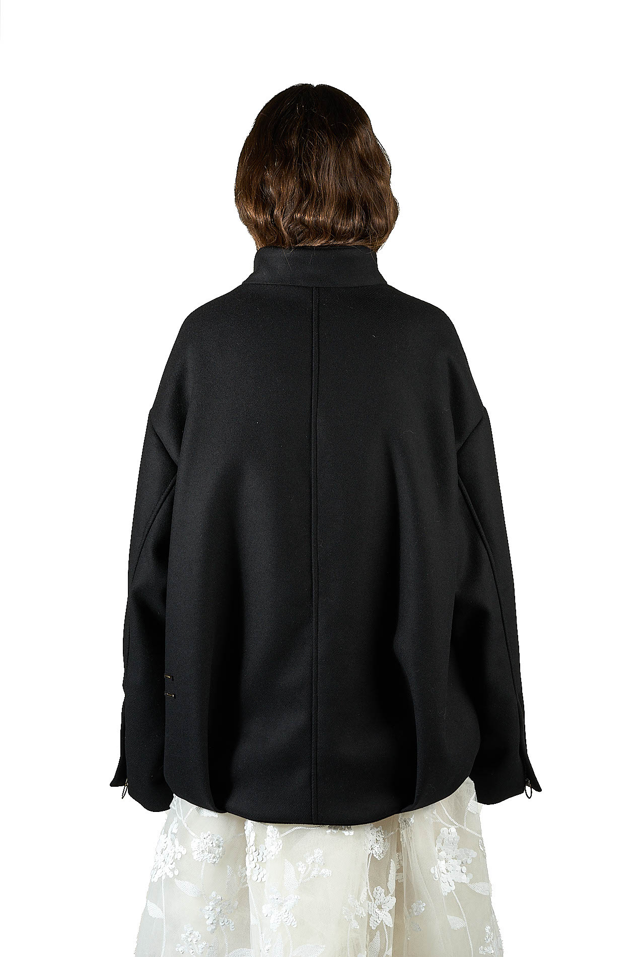 DANIELE BASTA LEATHER AND SILVER JACKET